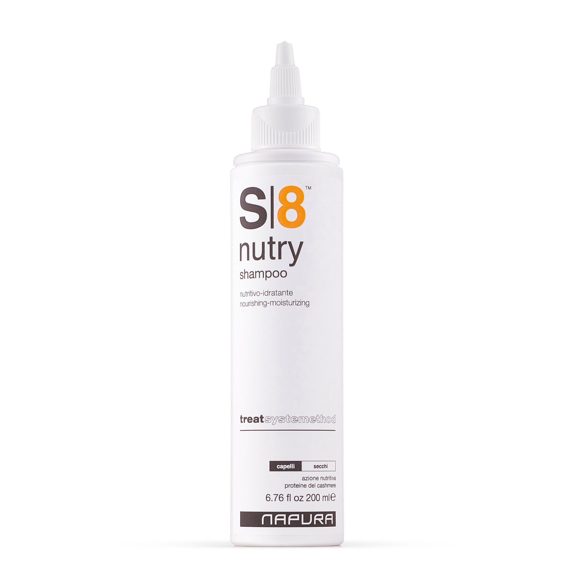 NAPURA S8 (6.76 fl oz) Professional Nourishing Shampoo for Dry, Damage ...