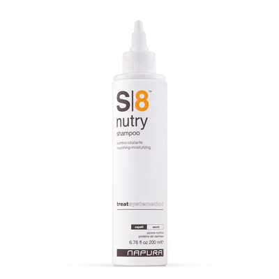NAPURA S8 (6.76 fl oz) Professional Nourishing Shampoo for Dry, Damaged Hair